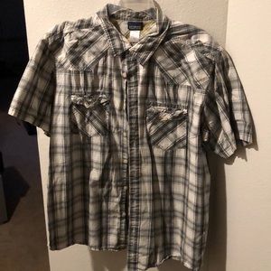 Patagonia cotton button down shorts sleeve